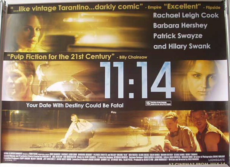 Cinema Poster: 11.14 2006 (Quad) Patrick Swayze Hilary Swank