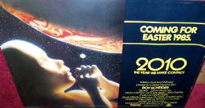 2010 THE YEAR WE MAKE CONTACT: UK Easter Quad Film Poster