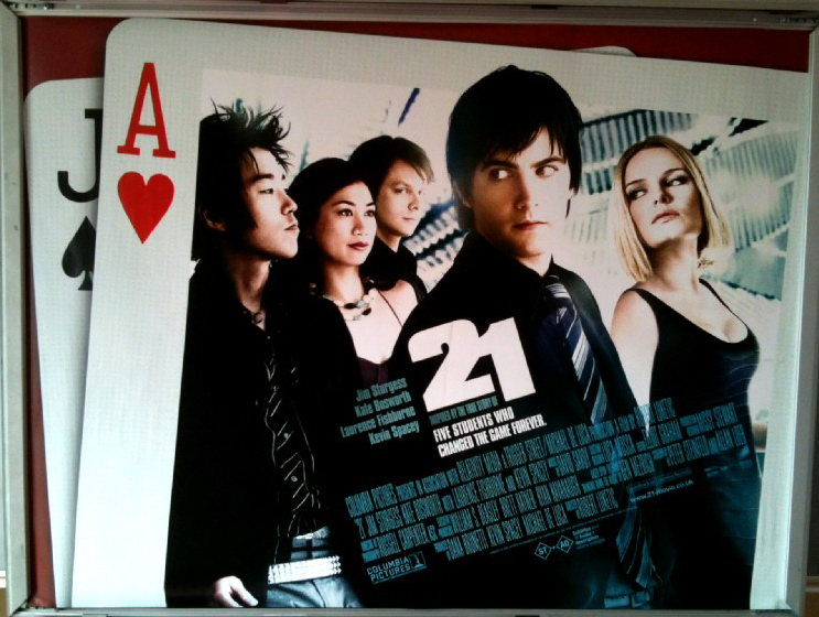 21: Main UK Quad Film Poster