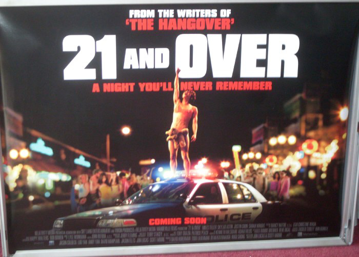 21 AND OVER: UK Quad Film Poster