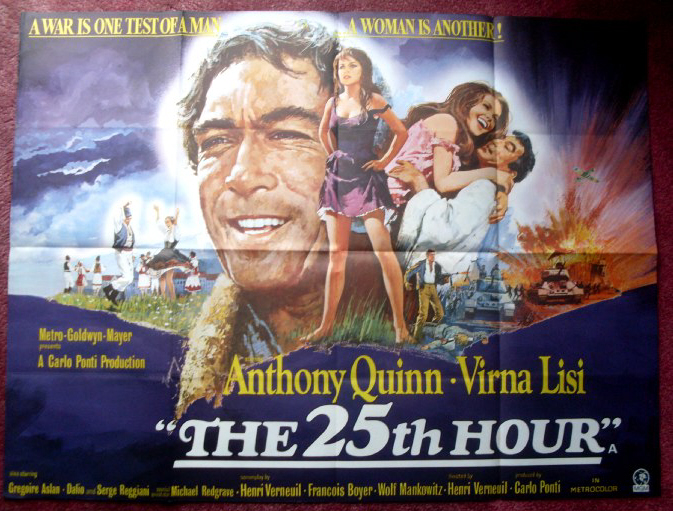 25TH HOUR, THE: UK Quad Film Poster 25TH HOUR, THE: UK Quad Film Poster