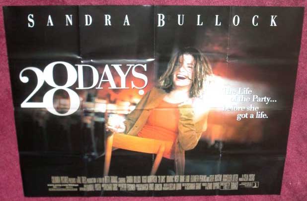 28 DAYS: UK Quad Film Poster 28 DAYS: UK Quad Film Poster