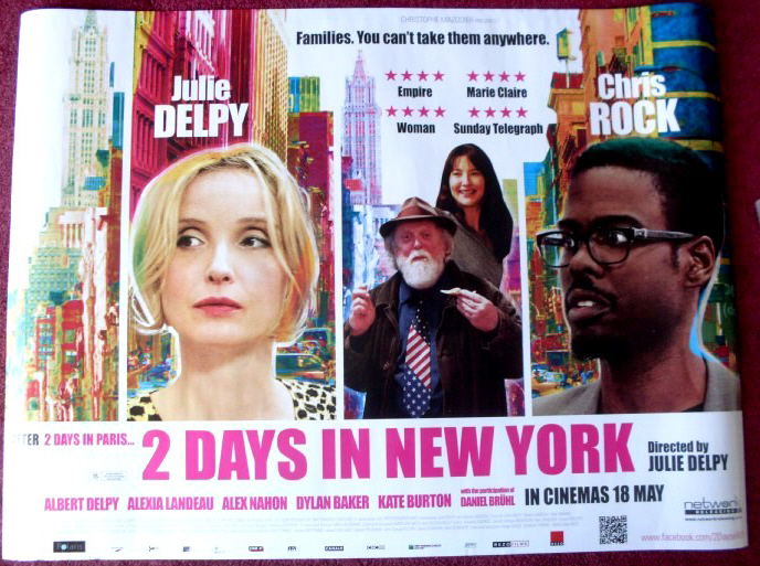 2 DAYS IN NEW YORK: UK Quad Film Poster 2 DAYS IN NEW YORK: UK Quad Film Poster