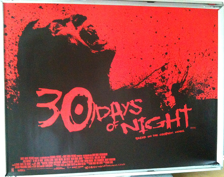 30 DAYS OF NIGHT: UK Quad Film Poster