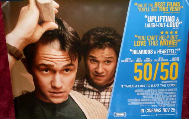 50/50: UK Quad Film Poster 50/50: UK Quad Film Poster