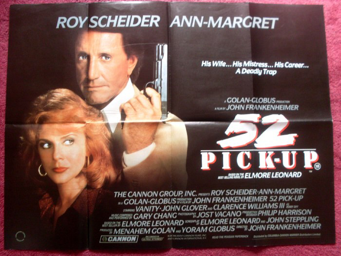 Cinema Poster: 52 PICK-UP 1986 (Quad) Roy Scheider Cinema Poster: 52 PICK-UP 1986 (Quad) Roy Scheider