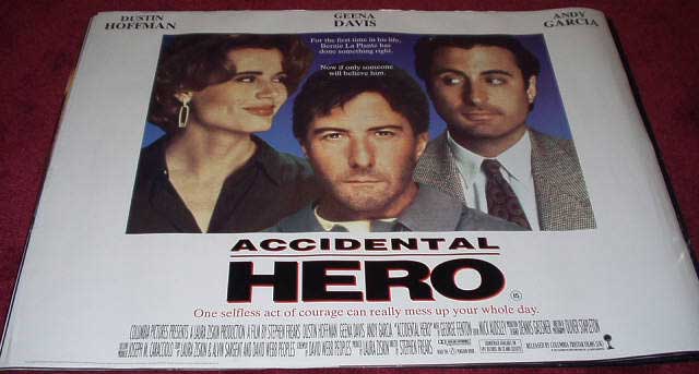 ACCIDENTAL HERO: UK Quad Film Poster ACCIDENTAL HERO: UK Quad Film Poster