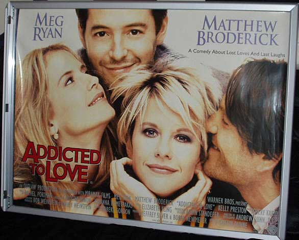 ADDICTED TO LOVE: UK Quad Film Poster ADDICTED TO LOVE: UK Quad Film Poster
