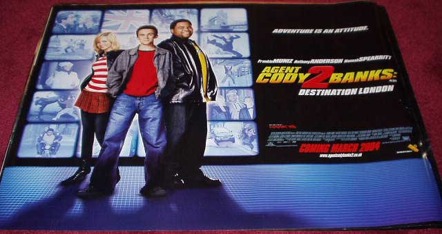 AGENT CODY BANKS 2: UK Quad Film Poster AGENT CODY BANKS 2: UK Quad Film Poster