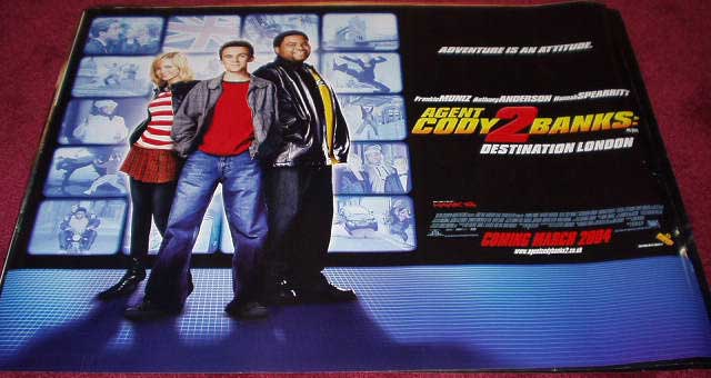 AGENT CODY BANKS 2: UK Quad Film Poster