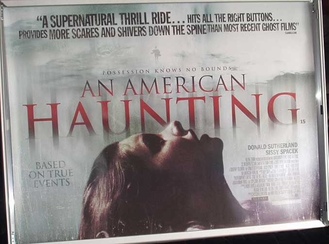 AN AMERICAN HAUNTING: UK Quad Film Poster