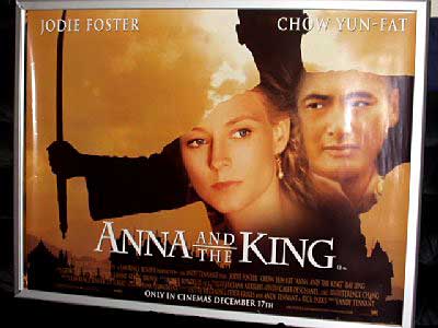 ANNA AND THE KING: Version 1 UK Quad Film Poster