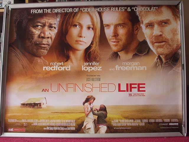 AN UNFINISHED LIFE: Main UK Quad Film Poster AN UNFINISHED LIFE: Main UK Quad Film Poster