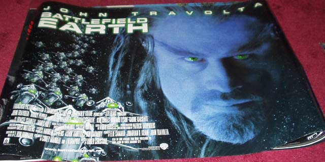 BATTLEFIELD EARTH: Main UK Quad Film Poster