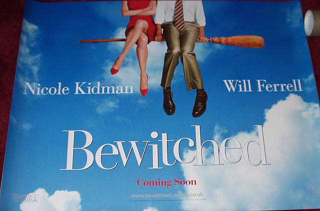 BEWITCHED: Advance UK Quad Film Poster BEWITCHED: Advance UK Quad Film Poster