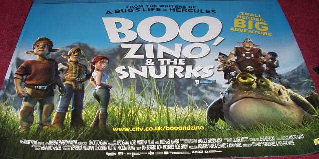 BOO, ZINO AND THE SNURKS: Main UK Quad Film Poster