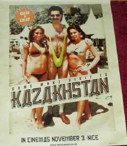 BORAT: Half Portrait Film Poster