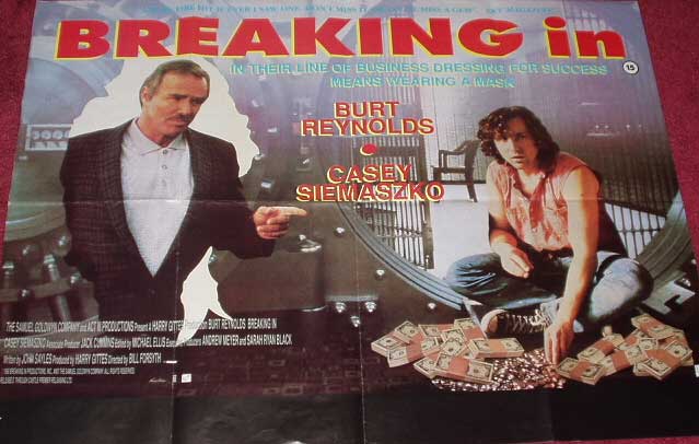 BREAKING IN: Main UK Quad Film Poster