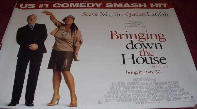 BRINGING DOWN THE HOUSE: Main UK Quad Film Poster