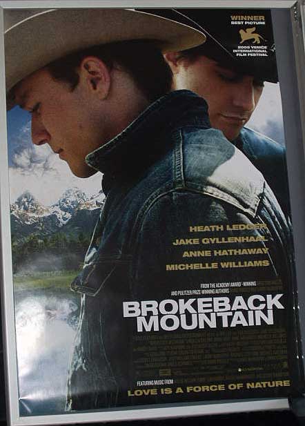 BROKEBACK MOUNTAIN: International One Sheet Film Poster