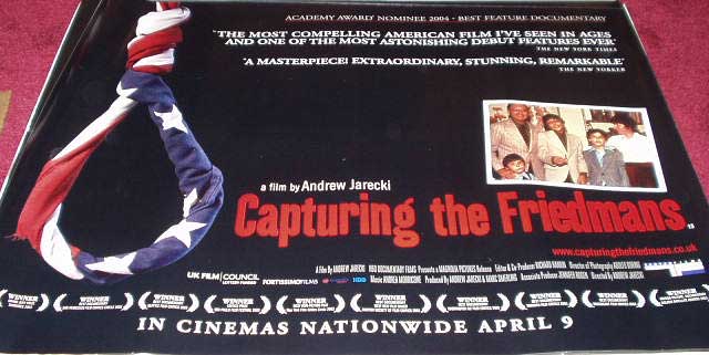 CAPTURING THE FRIEDMANS: Main UK Quad Film Poster
