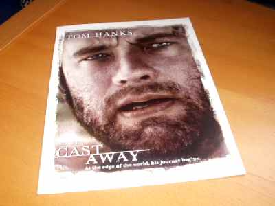 CAST AWAY: Promotional Card