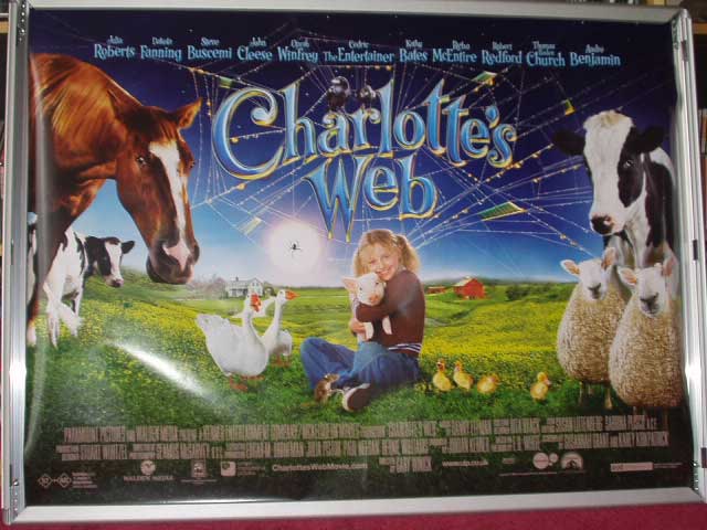 CHARLOTTE'S WEB: Main UK Quad Film Poster