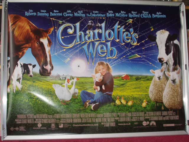 CHARLOTTE'S WEB: Main UK Quad Film Poster CHARLOTTE'S WEB: Main UK Quad Film Poster