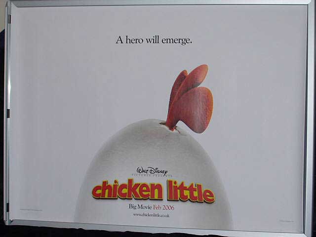 CHICKEN LITTLE: Advance UK Quad Film Poster