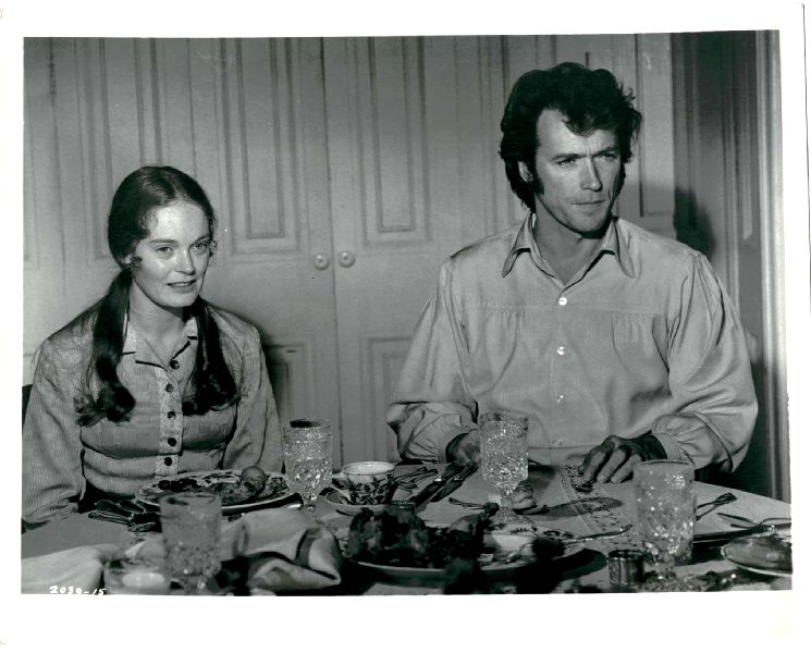 Publicity Photo/Still: CLINT EASTWOOD - At Table With Girl