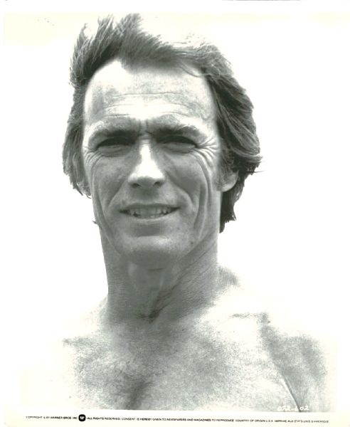 Publicity Photo/Still: CLINT EASTWOOD - Shirtless Close Up 