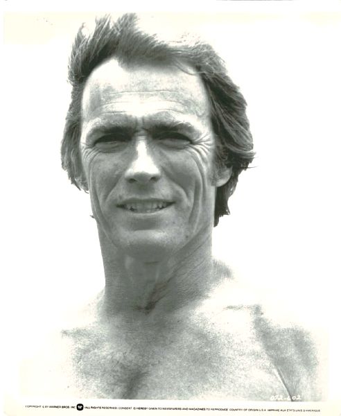 Publicity Photo/Still: CLINT EASTWOOD - Shirtless Close Up Publicity Photo/Still: CLINT EASTWOOD - Shirtless Close Up