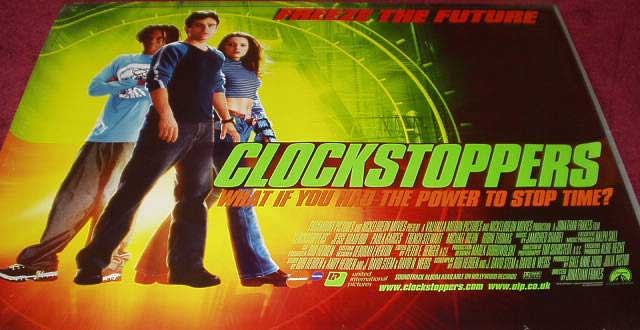 CLOCKSTOPPERS: UK Quad Film Poster