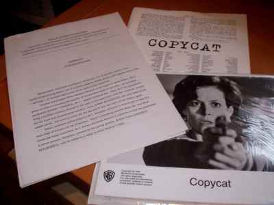 COPYCAT: Promotional Booklet & Stills COPYCAT: Promotional Booklet & Stills