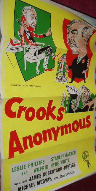 CROOKS ANONYMOUS: One Sheet Film Poster