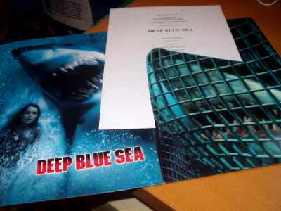 DEEP BLUE SEA: Promotional Booklet and Folder