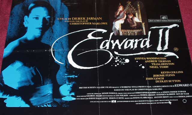 EDWARD II: Main UK Quad Film Poster