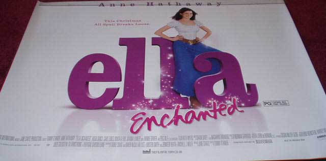 ELLA ENCHANTED: Main UK Quad Film Poster ELLA ENCHANTED: Main UK Quad Film Poster