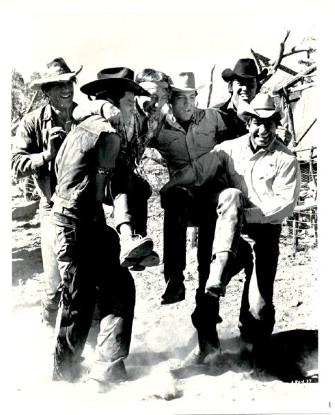 Publicity Photo/Still: ELVIS PRESLEY - STAY AWAY JOE 1968 Carried By Cowboys