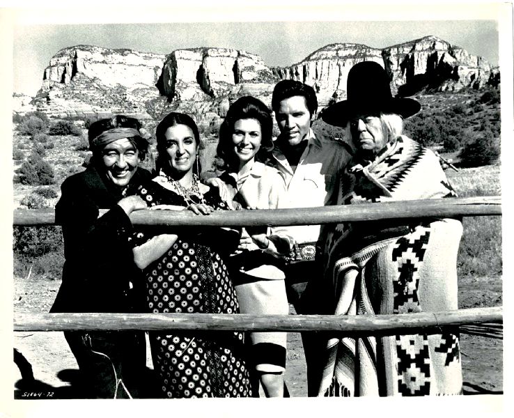 Publicity Photo/Still: ELVIS PRESLEY - STAY AWAY JOE 1968 Group Scene Fence