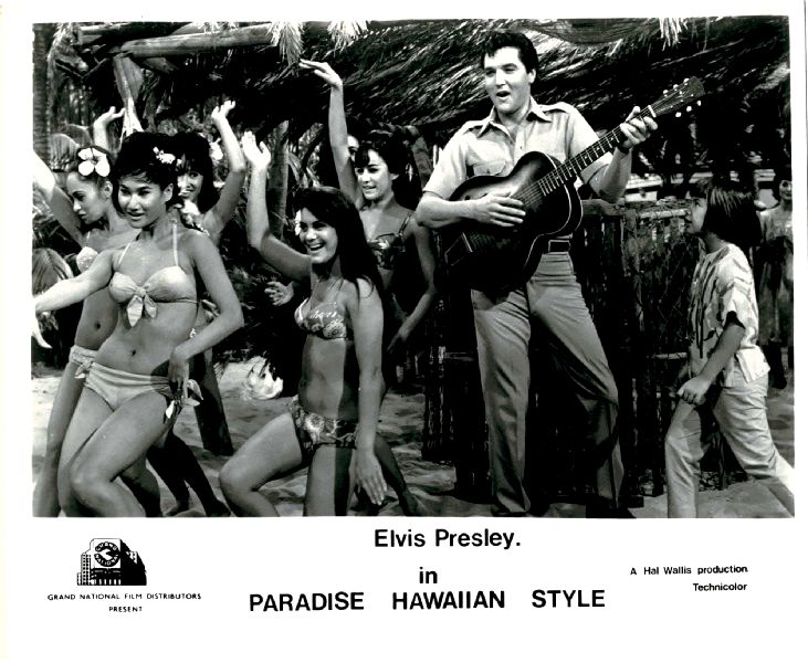 Publicity Photo/Still: ELVIS PRESLEY - PARADISE HAWAIIAN STYLE 1966 (F) Publicity Photo/Still: ELVIS PRESLEY - PARADISE HAWAIIAN STYLE 1966 (F)