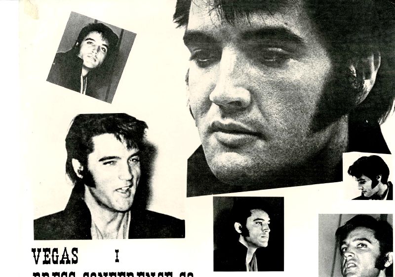 Publicity Photo/Still: ELVIS PRESLEY - Vegas Press Conference 1 Publicity Photo/Still: ELVIS PRESLEY - Vegas Press Conference 1