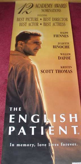 ENGLISH PATIENT, THE: Acadamy Awards Panel Film Poster