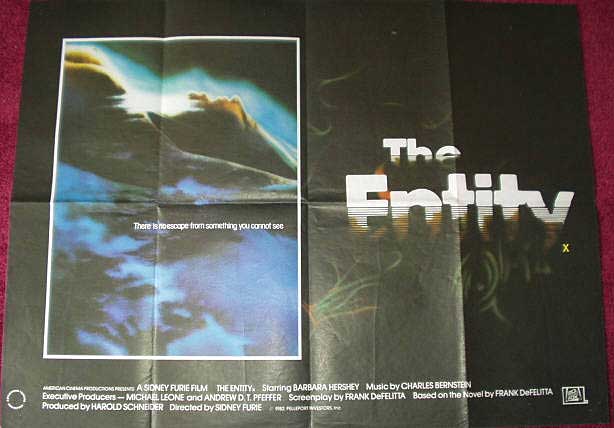 ENTITY, THE: Main UK Quad Film Poster