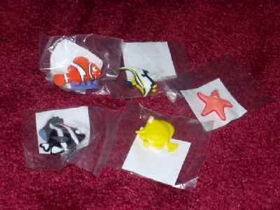 FINDING NEMO: Set Of Fish