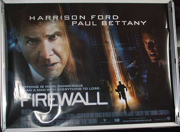 FIREWALL: Main UK Quad Film Poster FIREWALL: Main UK Quad Film Poster