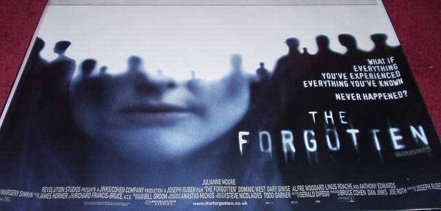 FORGOTTEN, THE: Main UK Quad Film Poster