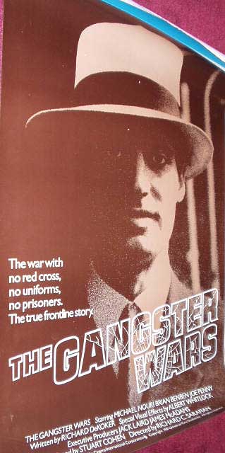 GANGSTER WARS, THE: Brown One Sheet Film Poster GANGSTER WARS, THE: Brown One Sheet Film Poster