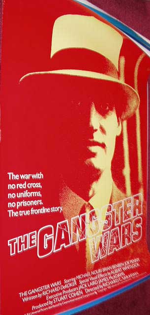 GANGSTER WARS, THE: Red One Sheet Film Poster GANGSTER WARS, THE: Red One Sheet Film Poster