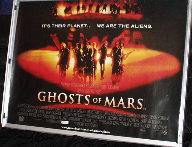 GHOSTS OF MARS: Main UK Quad Film Poster GHOSTS OF MARS: Main UK Quad Film Poster